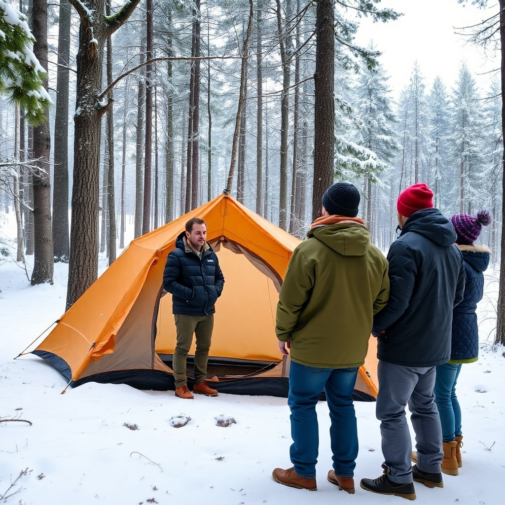 Guide to build cold weather shelter